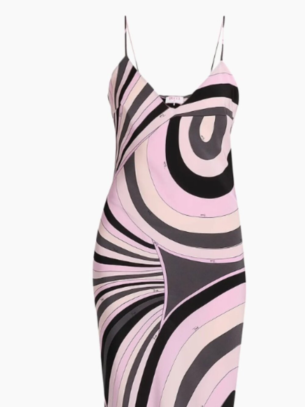 Pucci Passepartout Crêpe De Chine Slip Dress SIZE 4